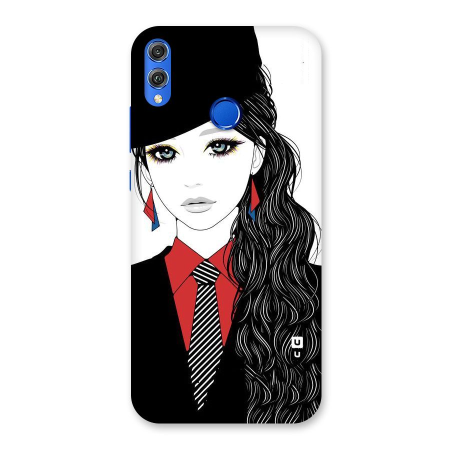 Girl Tie Back Case for Honor 8X