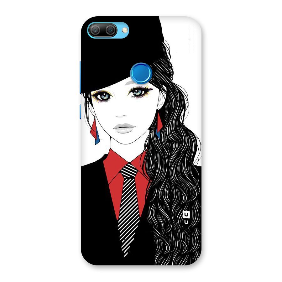 Girl Tie Back Case for Honor 9N