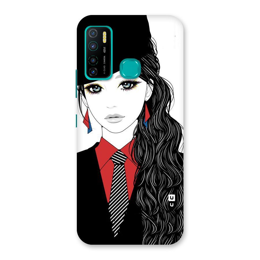 Girl Tie Back Case for Infinix Hot 9 Pro