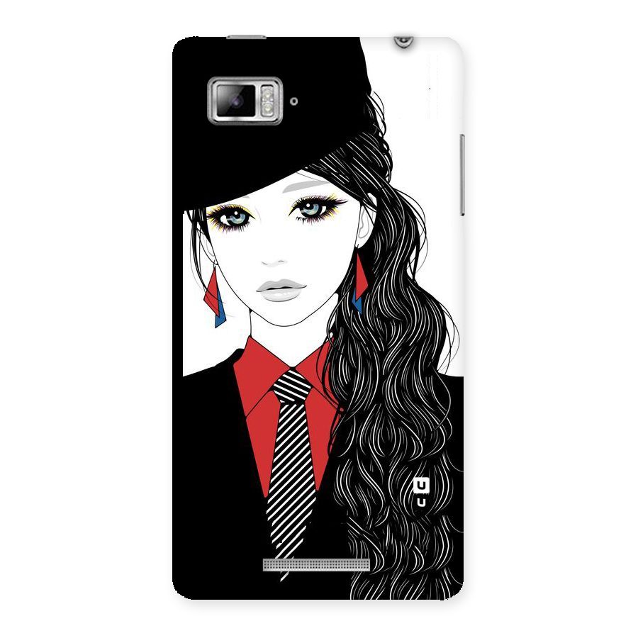 Girl Tie Back Case for Lenovo Vibe Z K910