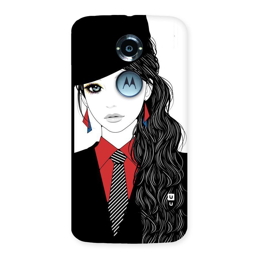Girl Tie Back Case for Moto X 2nd Gen