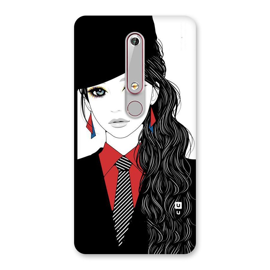 Girl Tie Back Case for Nokia 6.1