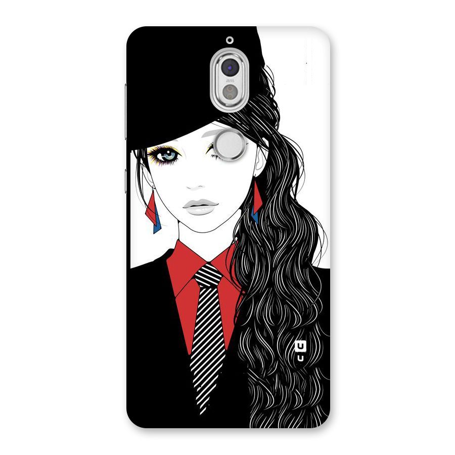 Girl Tie Back Case for Nokia 7