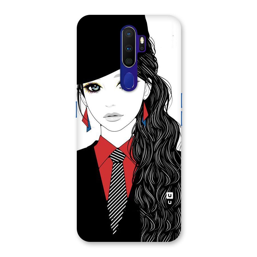 Girl Tie Back Case for Oppo A9 (2020)