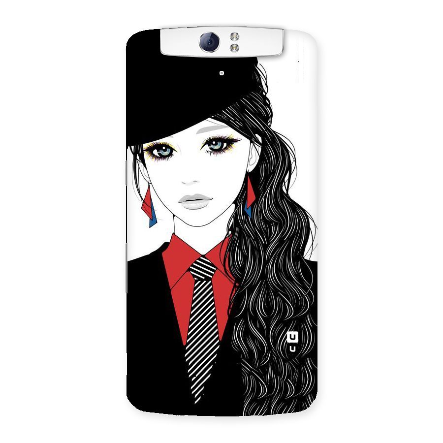 Girl Tie Back Case for Oppo N1