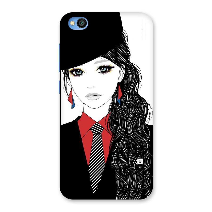 Girl Tie Back Case for Redmi Go