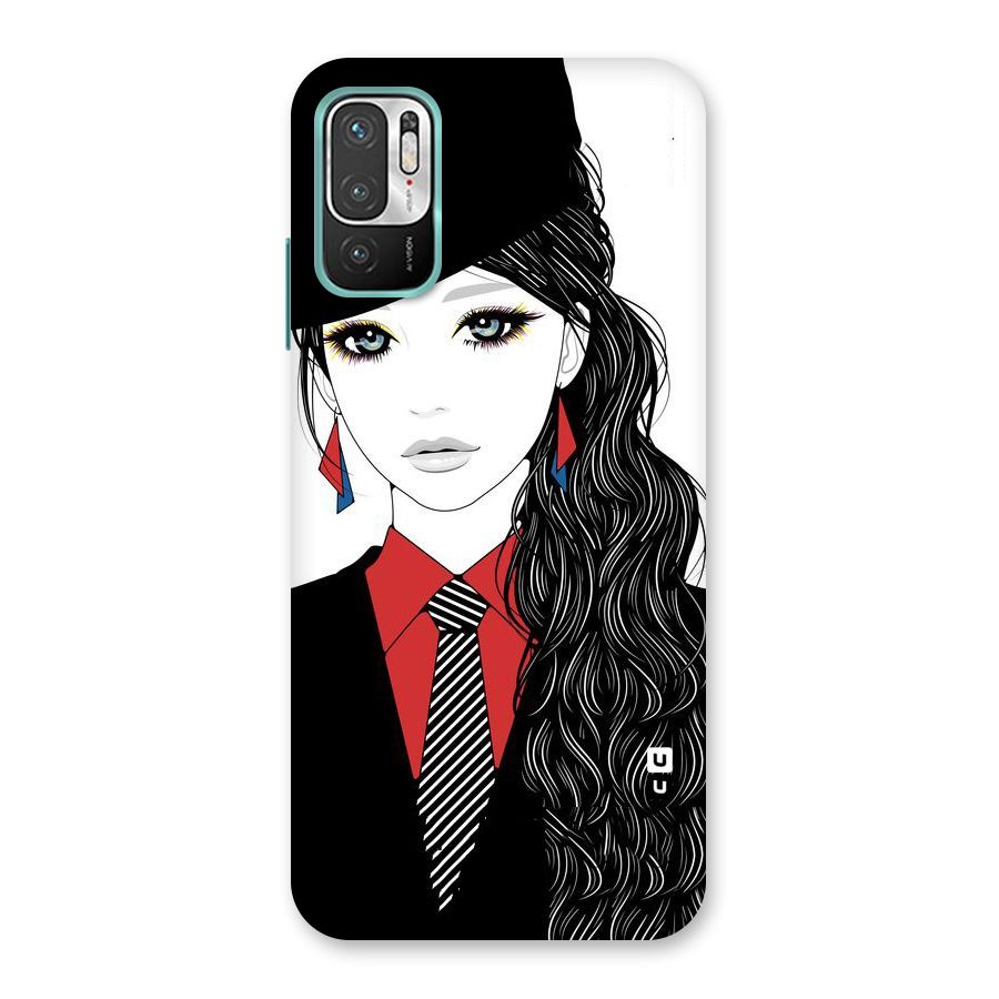 Girl Tie Back Case for Redmi Note 10T 5G