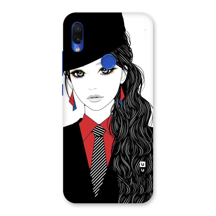 Girl Tie Back Case for Redmi Note 7S