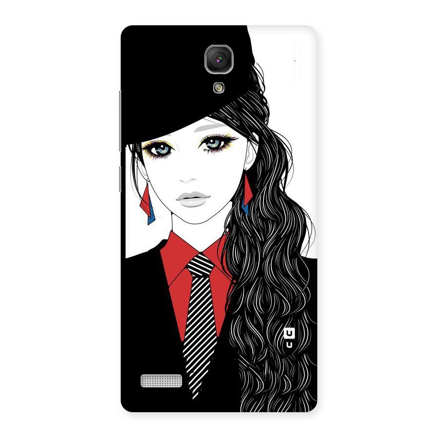 Girl Tie Back Case for Redmi Note Prime