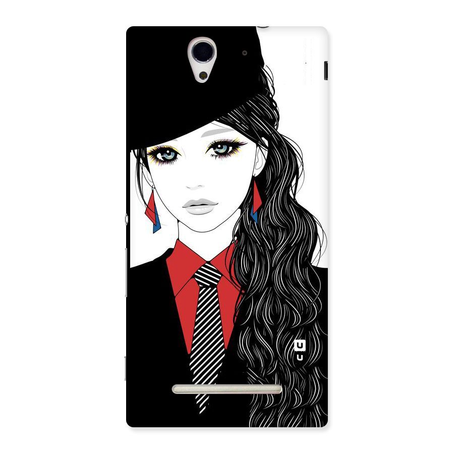 Girl Tie Back Case for Sony Xperia C3