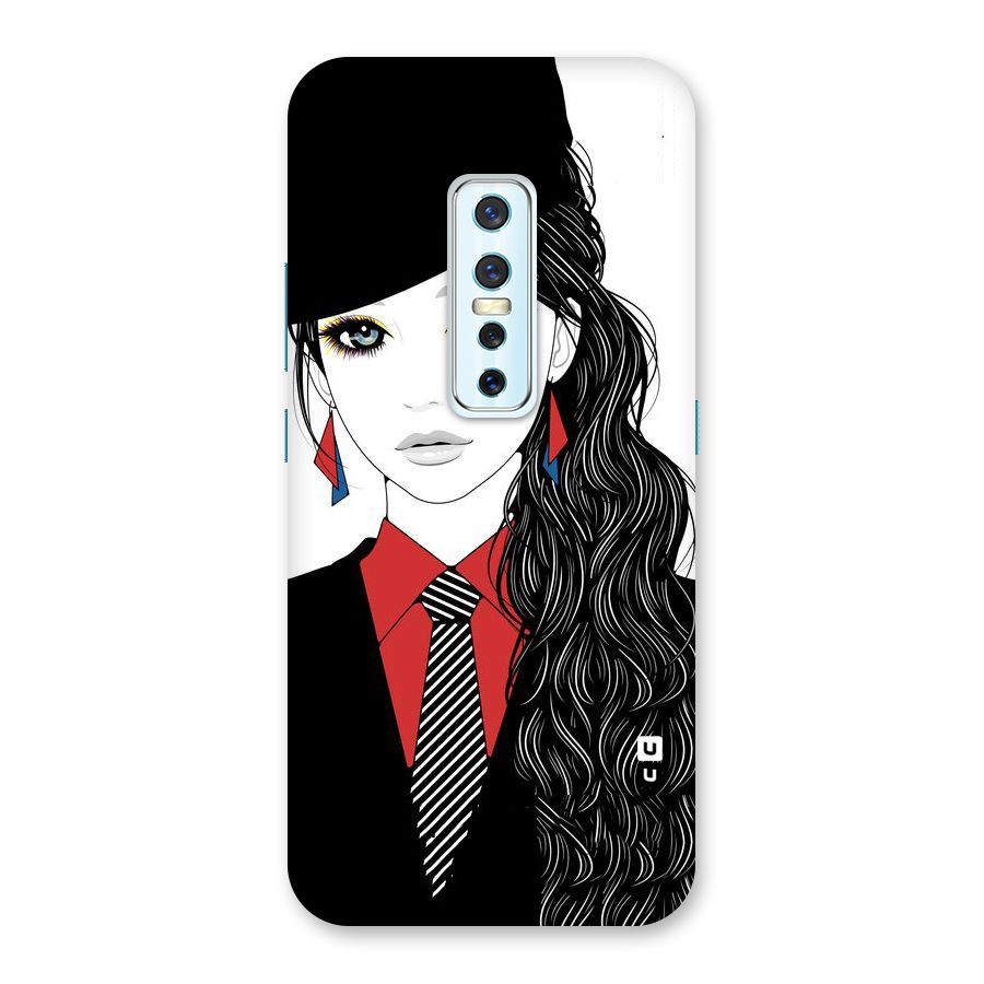 Girl Tie Back Case for Vivo V17 Pro