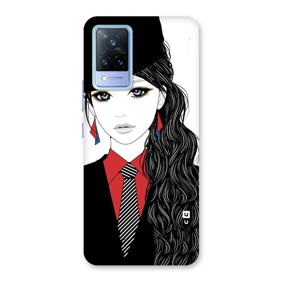 Girl Tie Back Case for Vivo V21 5G