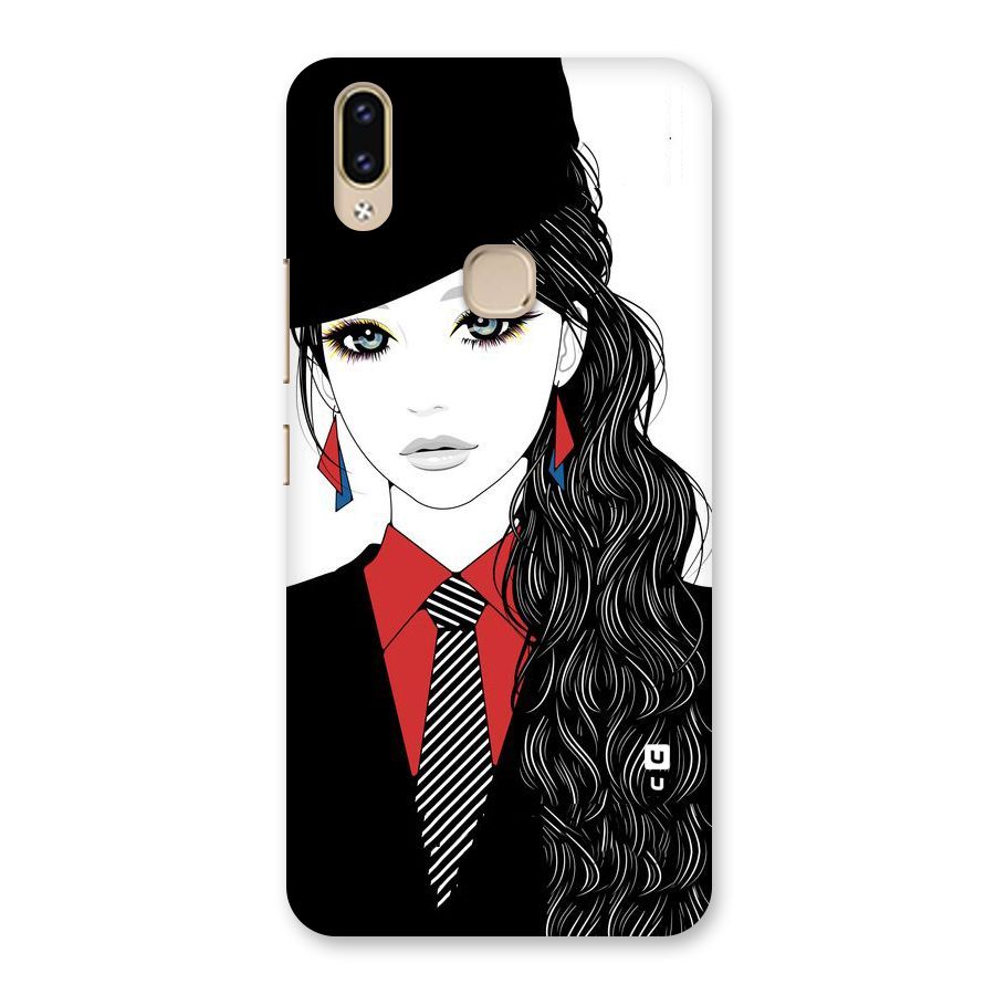 Girl Tie Back Case for Vivo V9 Youth