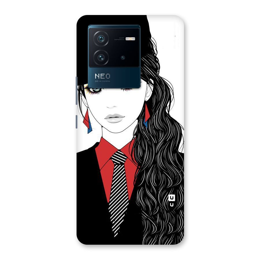 Girl Tie Back Case for Vivo iQOO Neo 6 5G