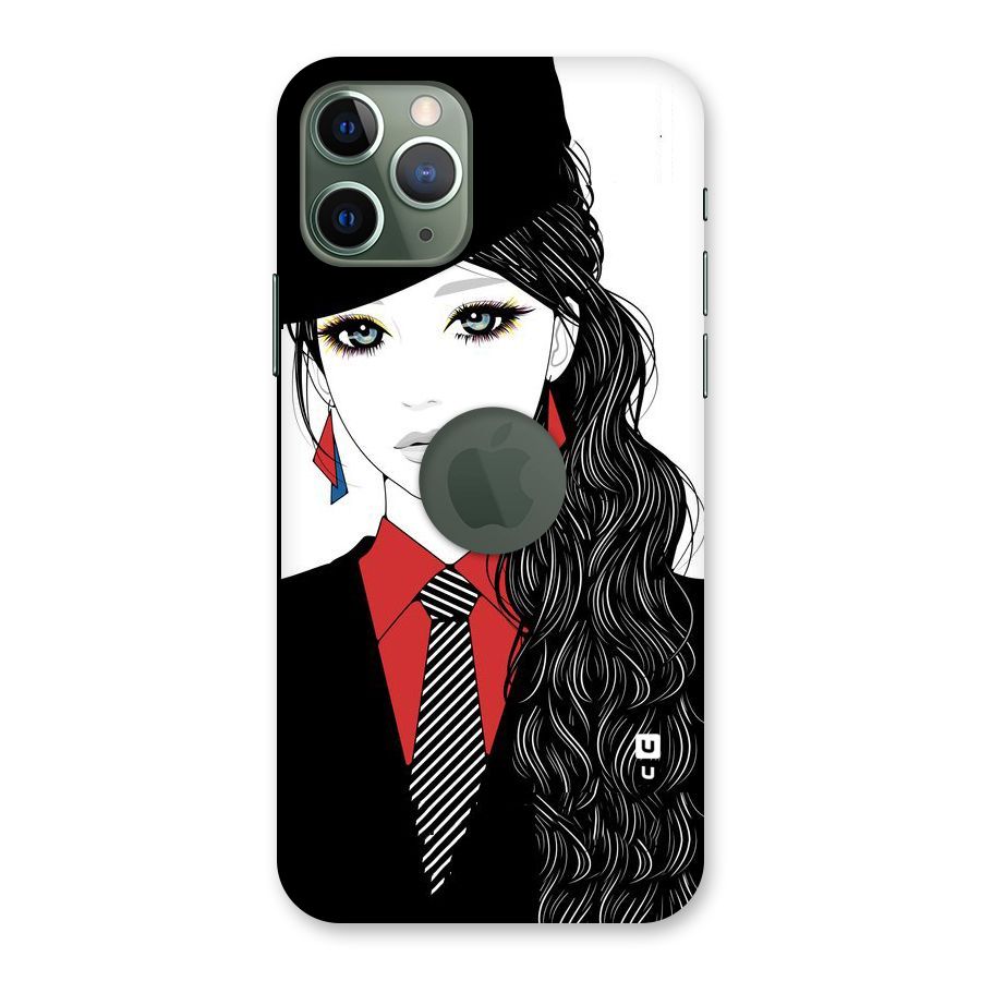 Girl Tie Back Case for iPhone 11 Pro Logo  Cut