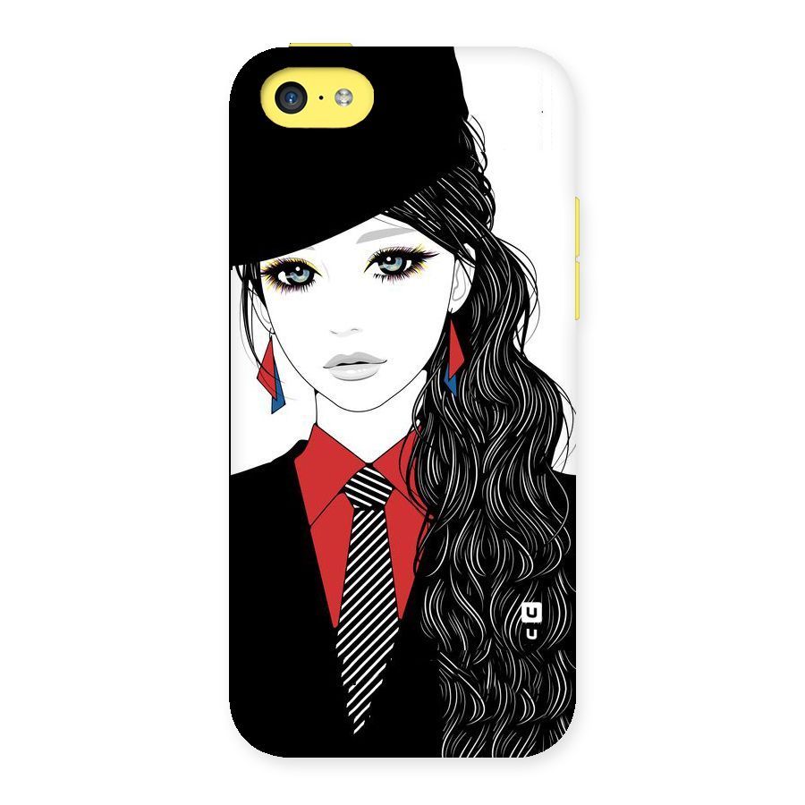 Girl Tie Back Case for iPhone 5C