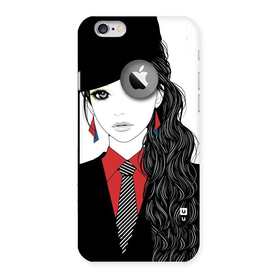 Girl Tie Back Case for iPhone 6 Logo Cut