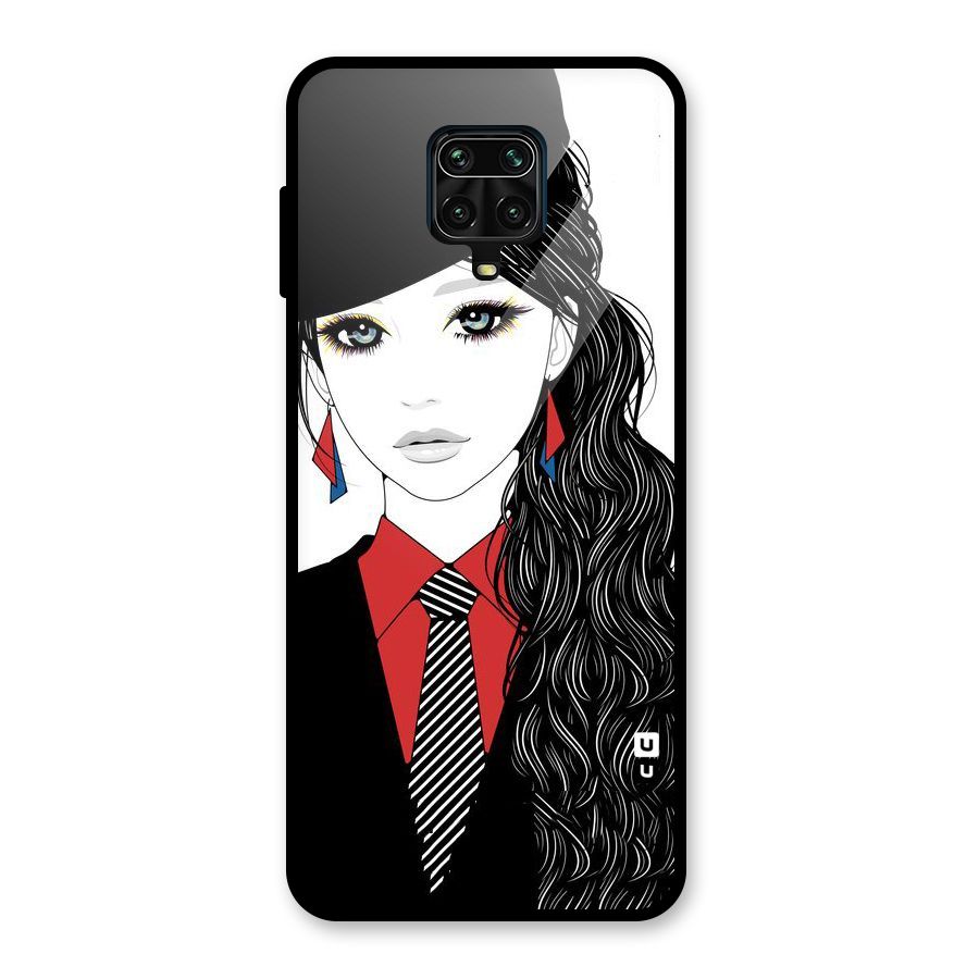 Girl Tie Glass Back Case for Redmi Note 10 Lite