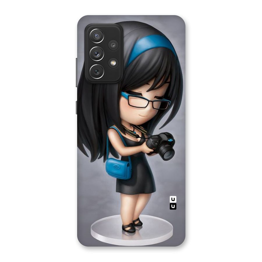 Girl With Camera Back Case for Galaxy A72