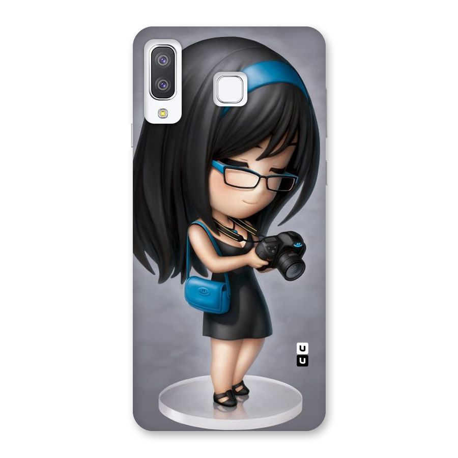 Girl With Camera Back Case for Galaxy A8 Star