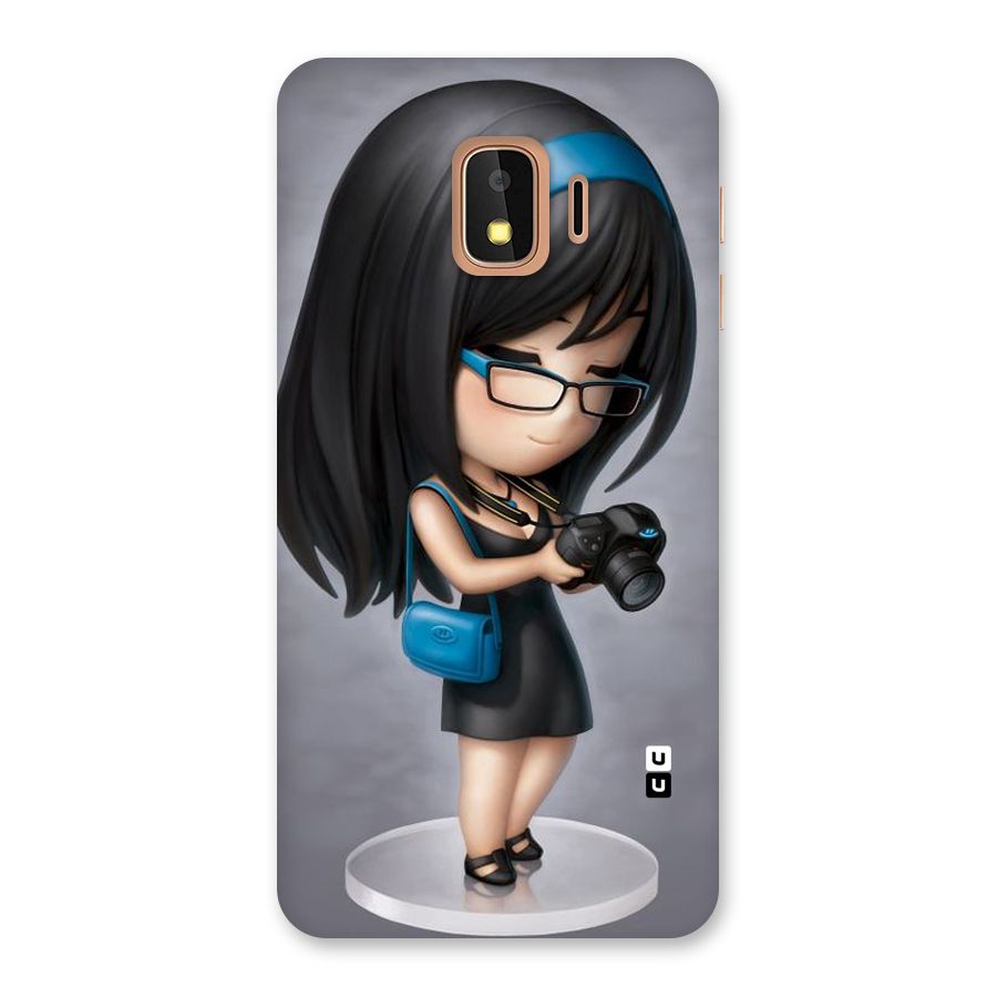 Girl With Camera Back Case for Galaxy J2 Core