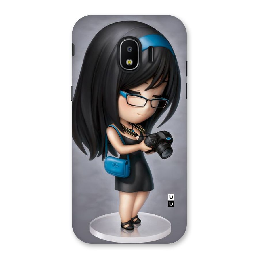 Girl With Camera Back Case for Galaxy J2 Pro 2018