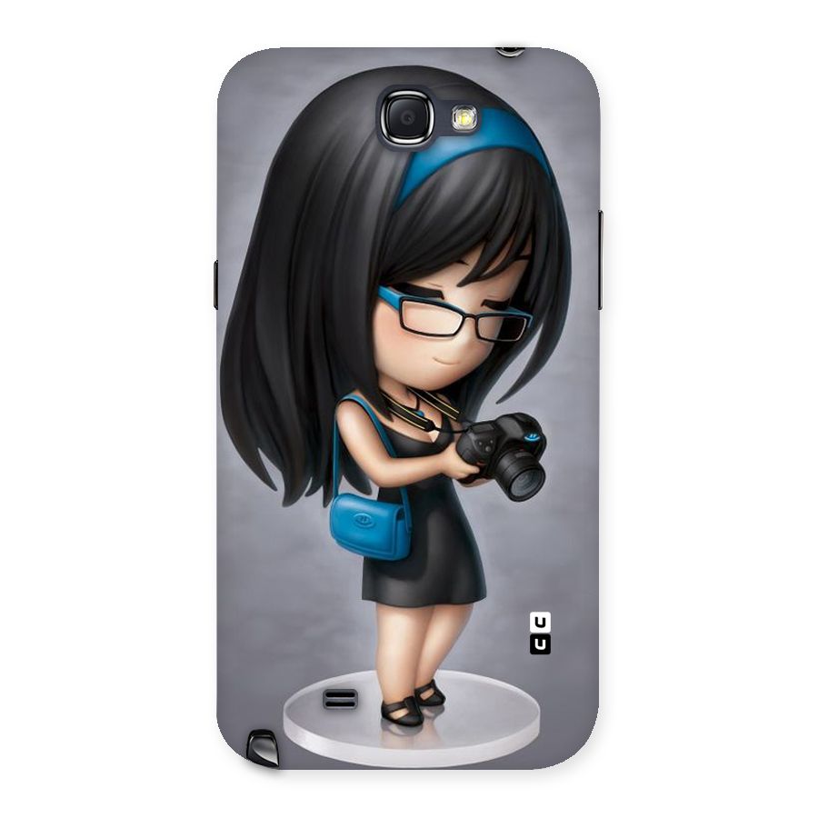 Girl With Camera Back Case for Galaxy Note 2
