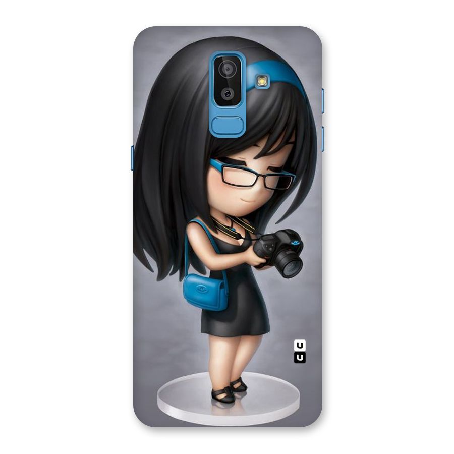 Girl With Camera Back Case for Galaxy On8 (2018)