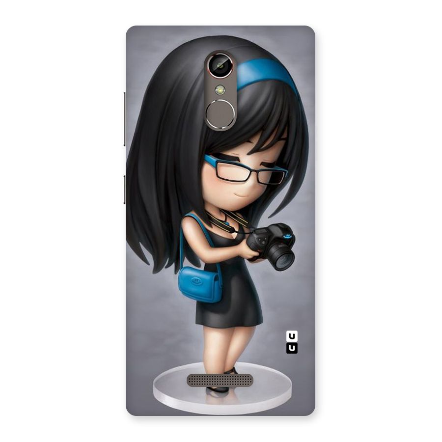 Girl With Camera Back Case for Gionee S6s