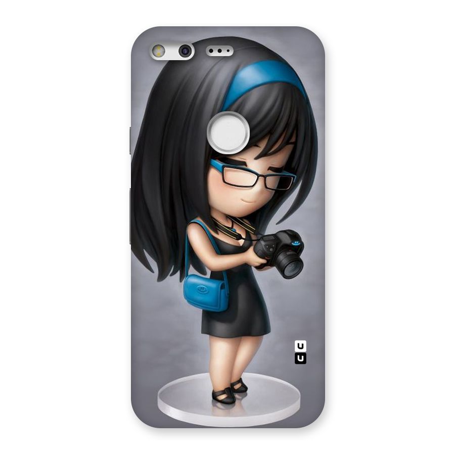 Girl With Camera Back Case for Google Pixel