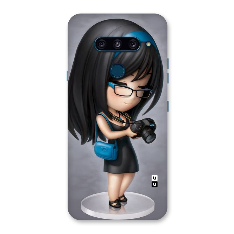 Girl With Camera Back Case for LG  V40 ThinQ