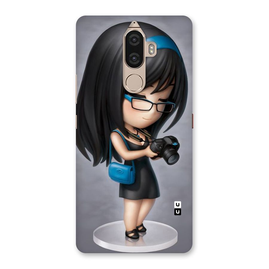 Girl With Camera Back Case for Lenovo K8 Note