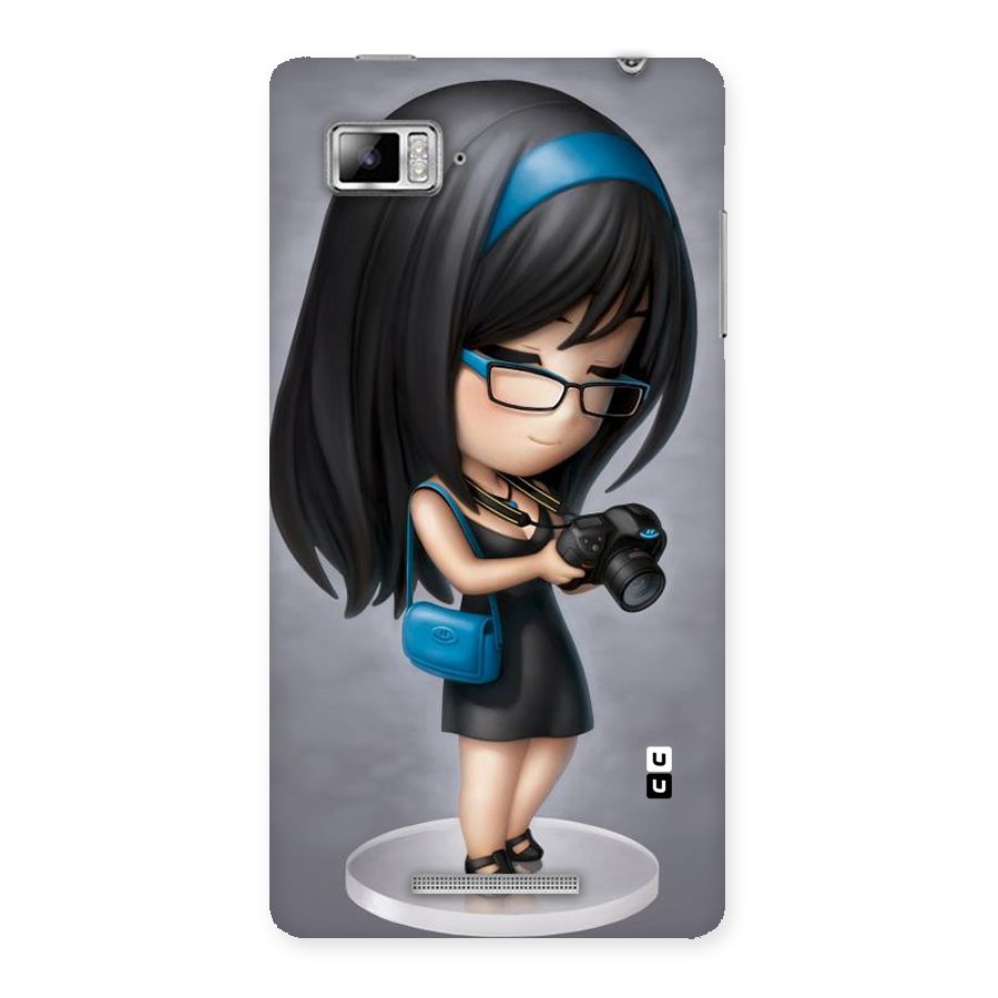 Girl With Camera Back Case for Lenovo Vibe Z K910