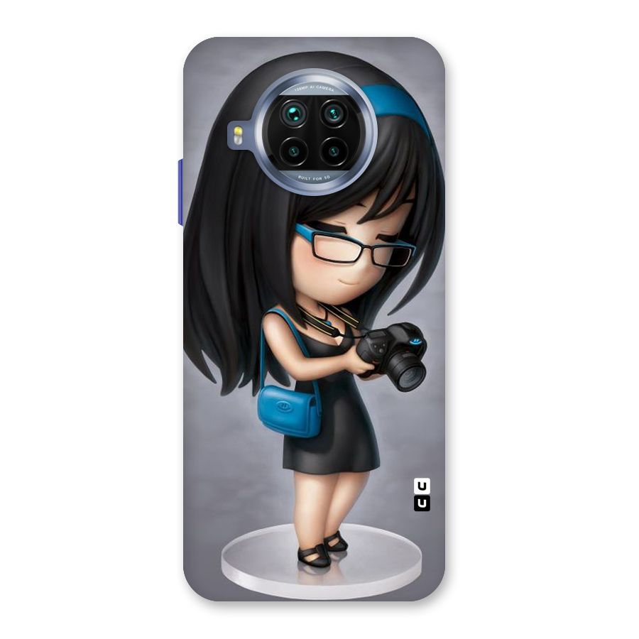 Girl With Camera Back Case for Mi 10i