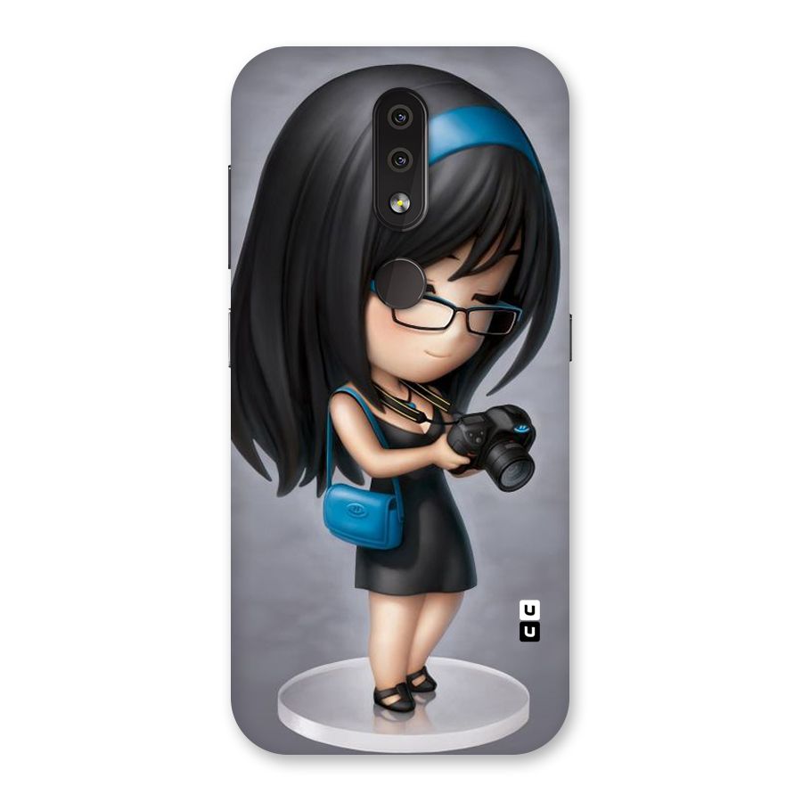 Girl With Camera Back Case for Nokia 4.2