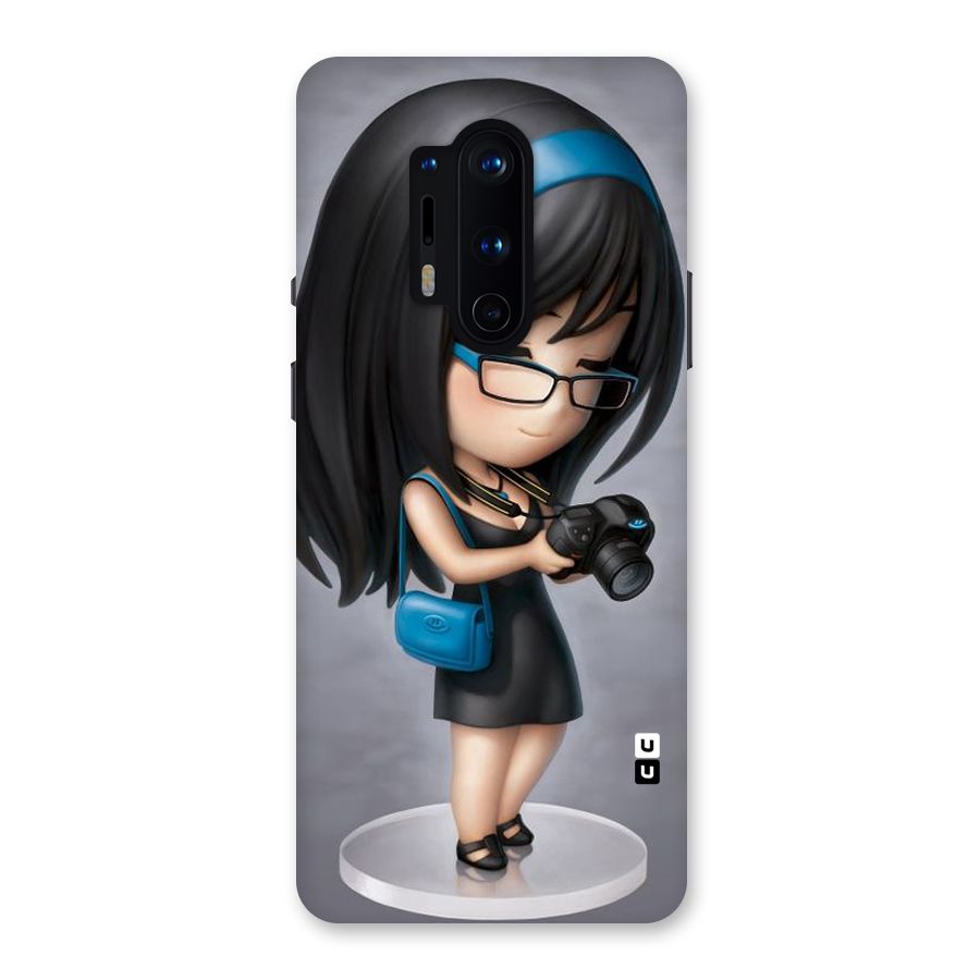 Girl With Camera Back Case for OnePlus 8 Pro