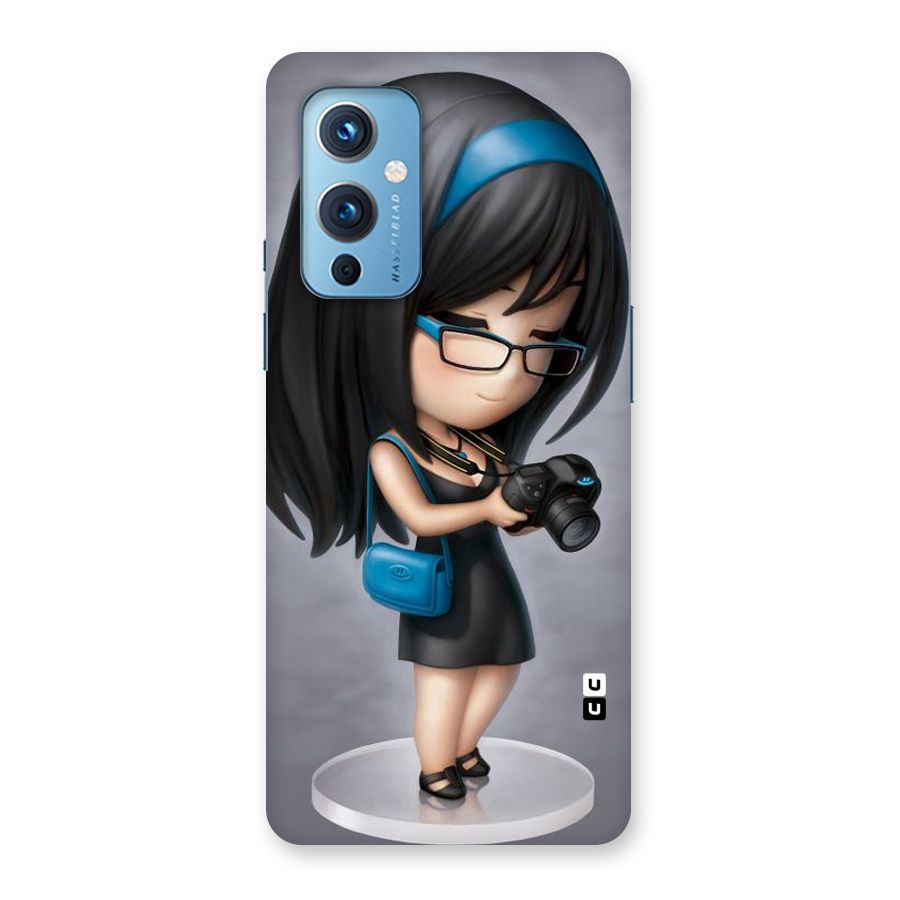 Girl With Camera Back Case for OnePlus 9