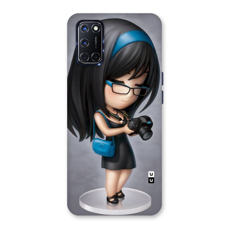 Girl With Camera Back Case for Oppo A52