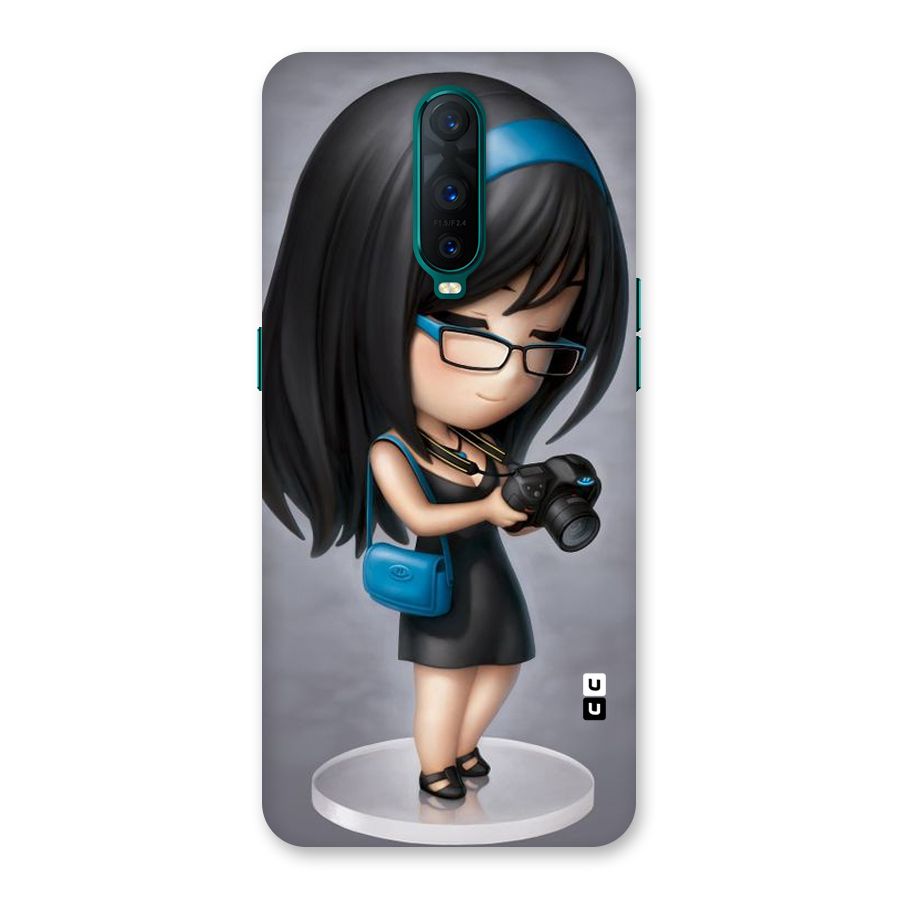 Girl With Camera Back Case for Oppo R17 Pro