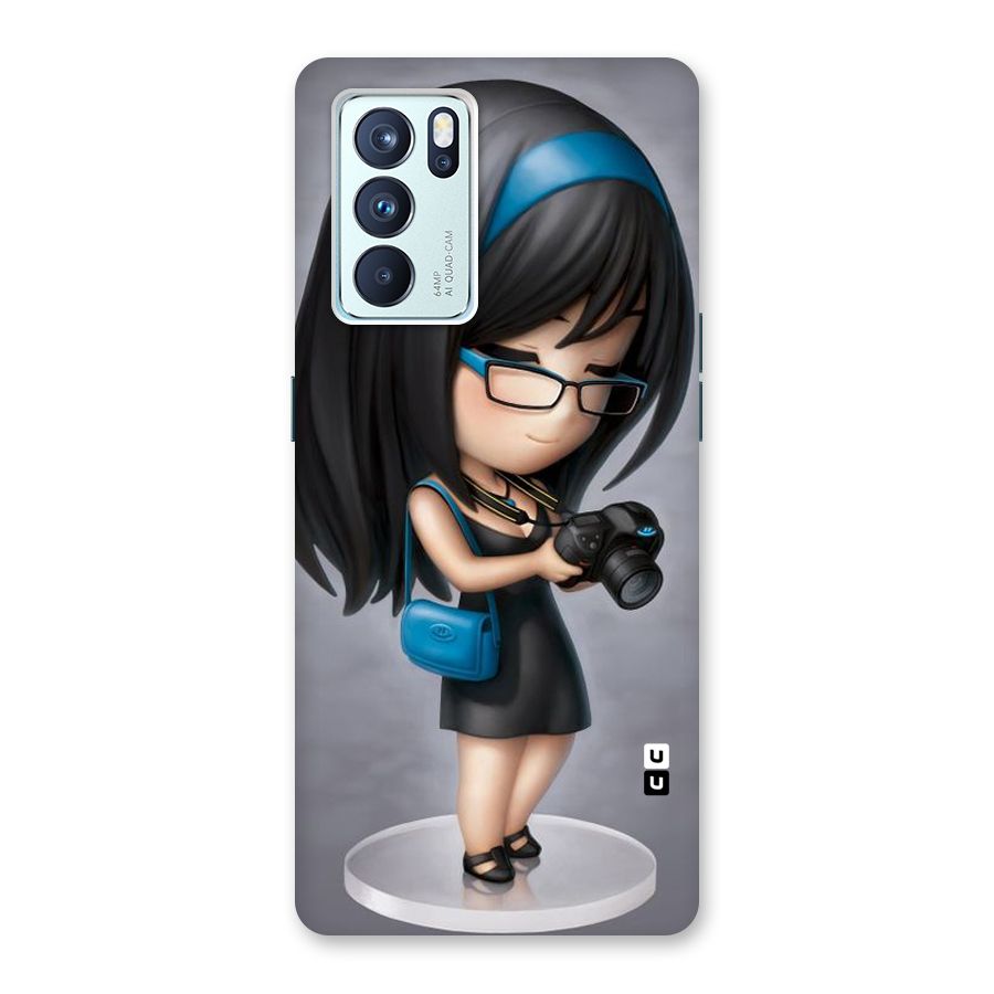 Girl With Camera Back Case for Oppo Reno6 Pro 5G