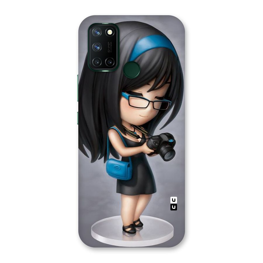 Girl With Camera Back Case for Realme 7i