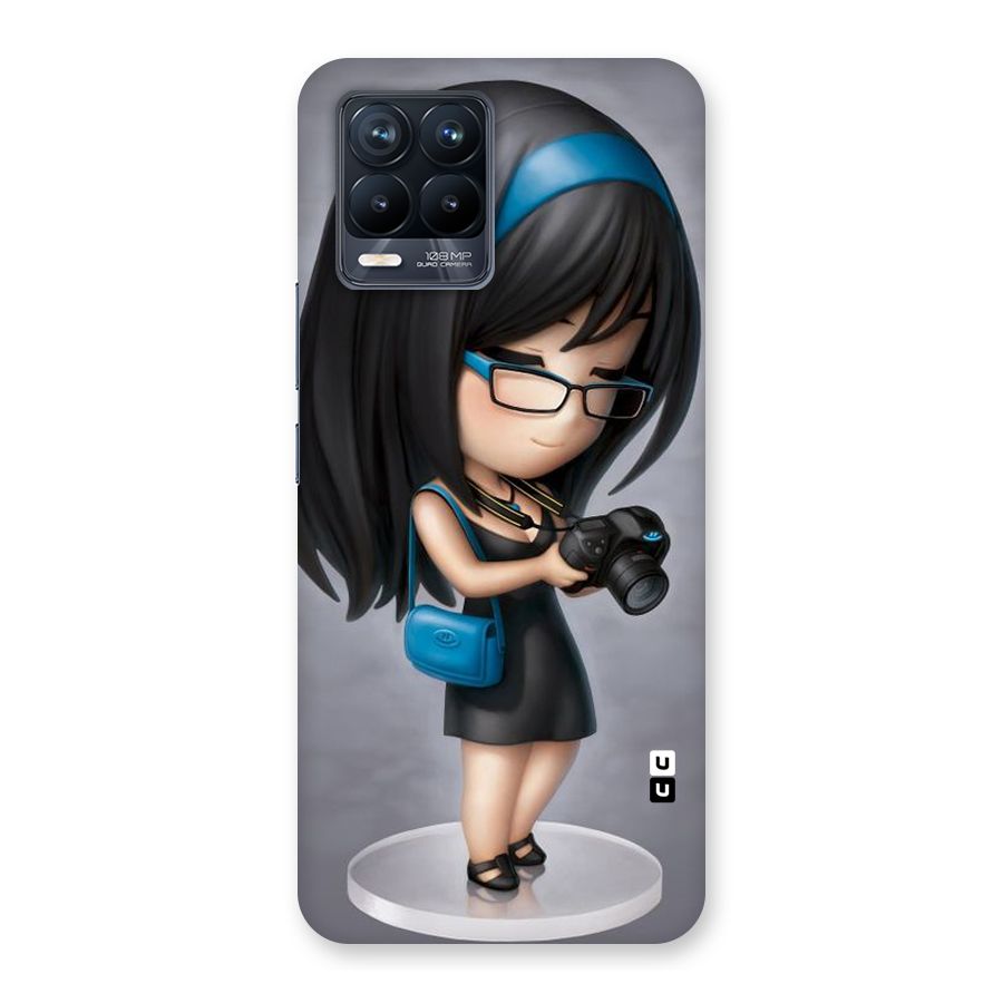 Girl With Camera Back Case for Realme 8 Pro