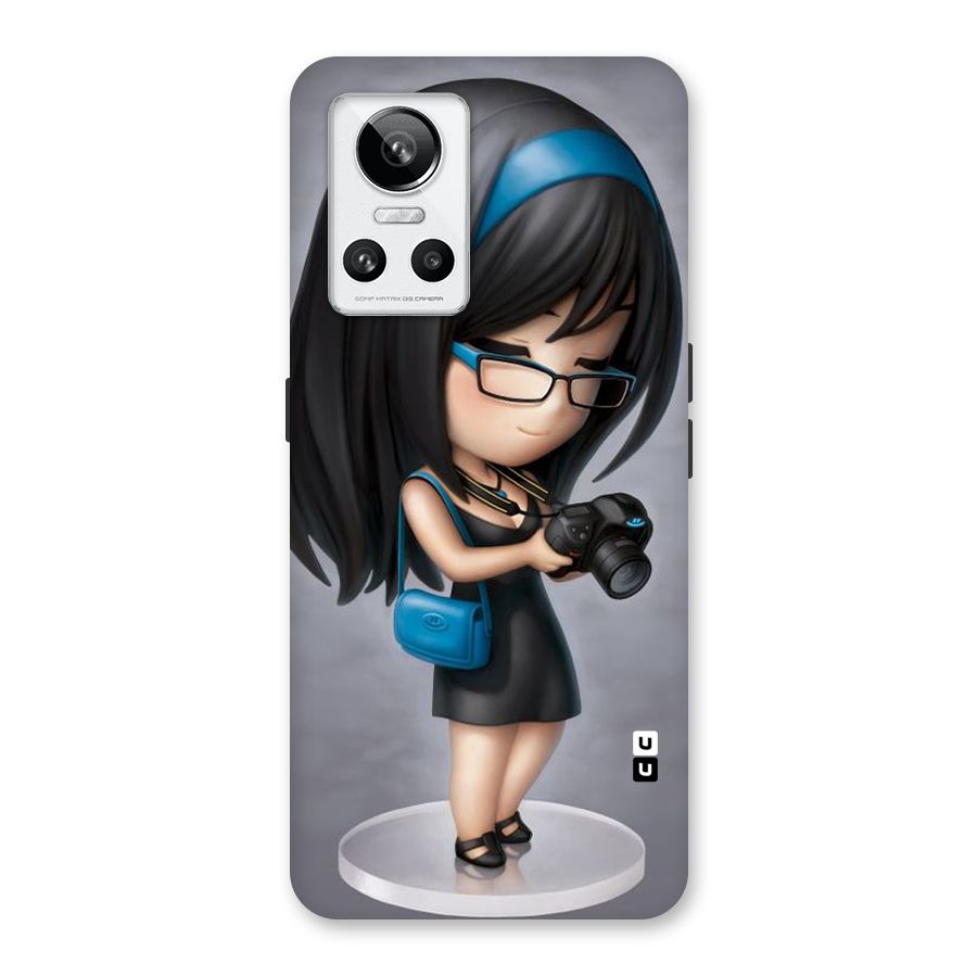 Girl With Camera Back Case for Realme GT Neo 3