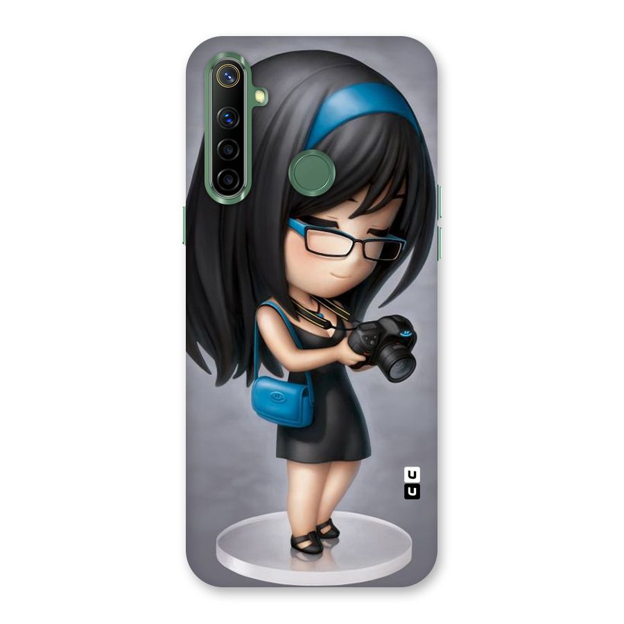Girl With Camera Back Case for Realme Narzo 10