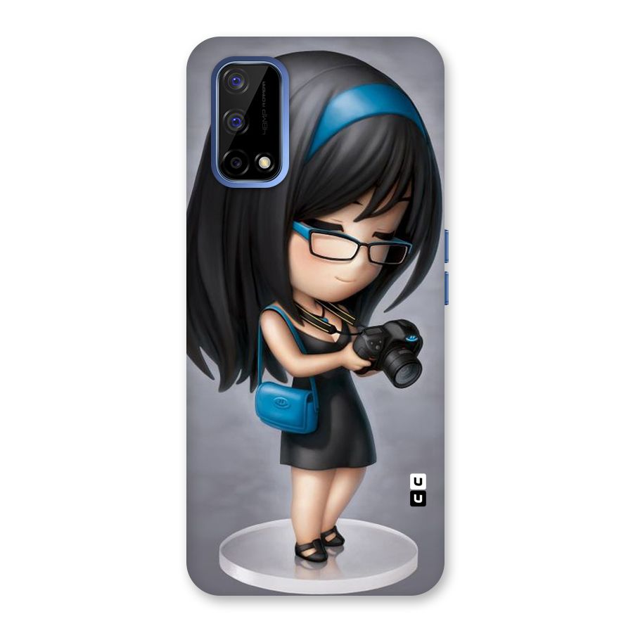 Girl With Camera Back Case for Realme Narzo 30 Pro