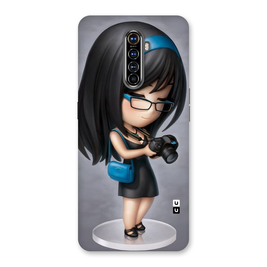 Girl With Camera Back Case for Realme X2 Pro