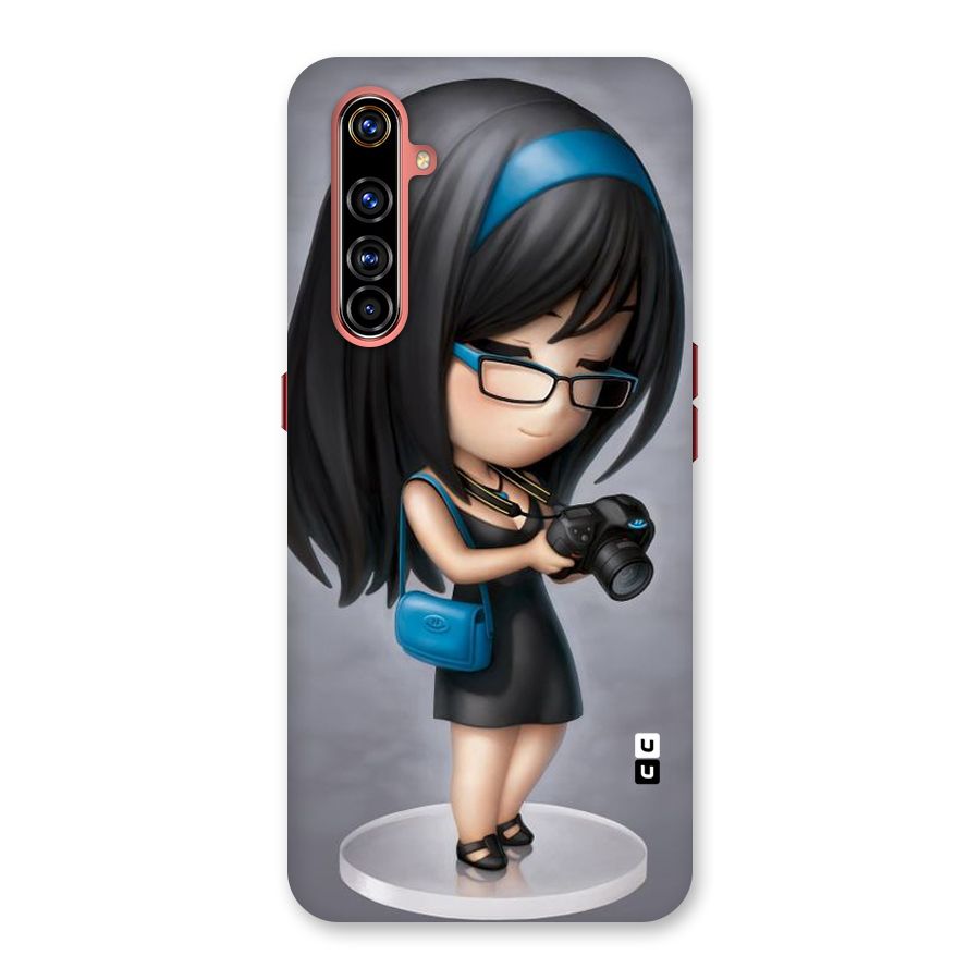 Girl With Camera Back Case for Realme X50 Pro