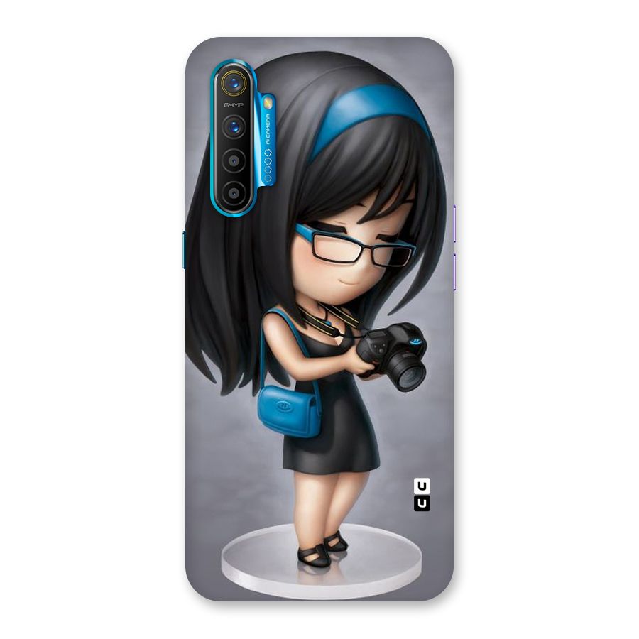Girl With Camera Back Case for Realme XT