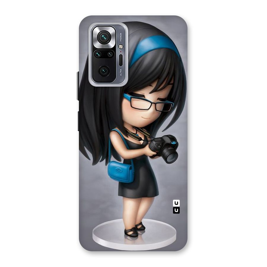 Girl With Camera Back Case for Redmi Note 10 Pro Max