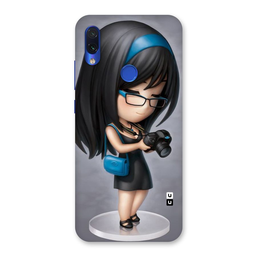 Girl With Camera Back Case for Redmi Note 7